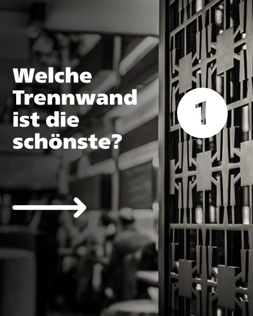 Eine Trennwand muss nicht einfach nur trennen. Mit perforierten BRUAG Platten wird sie gleichzeitig zum Gestaltungseleme...